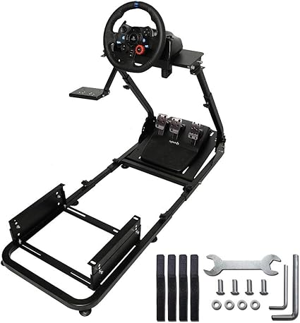 Amazon Minneer Racing Wheel Stand ハンドル スタンド レーシング チェアスタンド シートの取り付けが可能なブラケット 2点セット レーサーシミュレーター レースシミュレーター ハンドルブラケット レーシングホイールスタンド ギアシフター用マウント セット