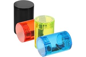 DECHOUS Finger Shaker 4-Pack Plastic Maracas for Ukulele Band Percussion Instruments Lightweight Compact Hand Percussion Acce