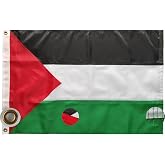 Palestine Flag Palestinian flag 2x3FT -(60x90cm) Sewn Stripes 210D Heavy Duty Polyester Flag Outdoors Indoors Brass Grommets