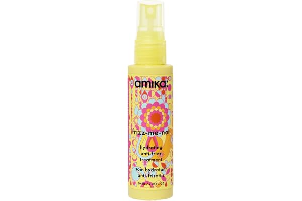 amika frizz-me-not hydrating anti-frizz treatment | lightweight hydrating spray for medium to thick coarse hair types 2a-4c,