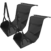 CONEHOY 2 Pcs Length Adjustable Airplane Foot Hammock Foot Rest Sling for Travel Airplane Flights