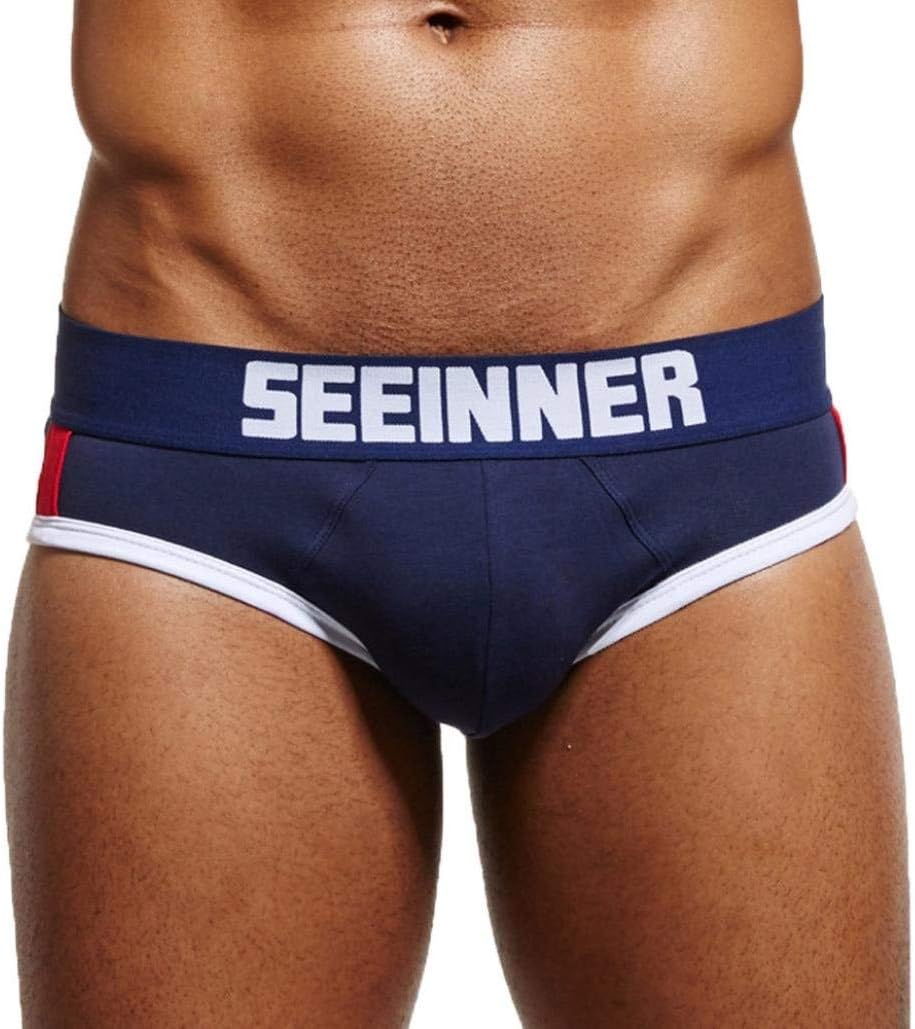 Slip Men Men Cotton Under Letters Underpants Flat Print Seeinner Festive Clothing Warm Shoe Boxer Shorts