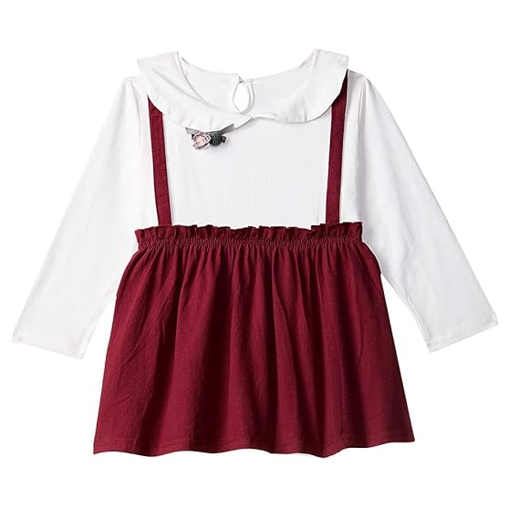 casual dress red color