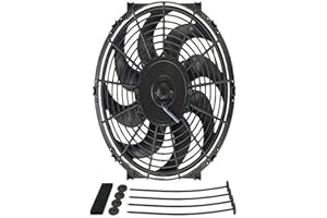 Derale 16622 Tornado Electric Puller Fan, Standard Mounting Kit 12