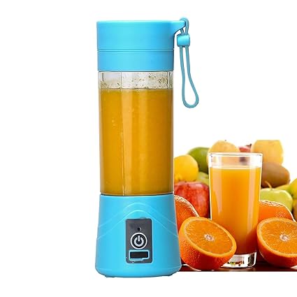 Unique One Portable USB Juicer Blender 380ml Bottle with Rechargeable Power Bank & USB Cable