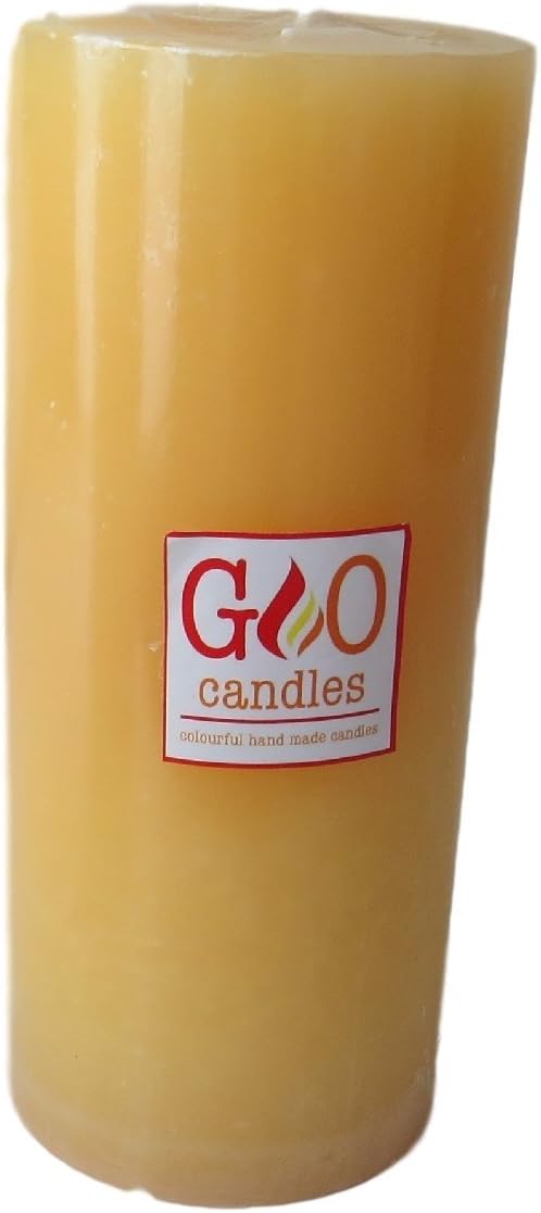 Giant 3 Wick Handmade Solid Colour Candle (100mm x 250mm) (Cream)
