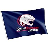 Desert Cactus University of South Alabama USA Flag - 3 x 5 Feet Jaguars Banner, Indoor/Outdoor Durable Fabric, 100% Polyester Design (Style 1)