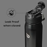 BOTTLE BOTTLE Insulated Stainless Steel Water Bottle 700ml Bike with Straw Black view 3