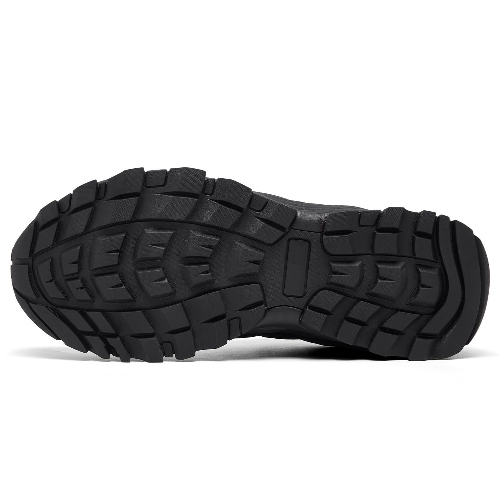 Herren Wanderschuhe Wasserdicht Leicht Trekkingschuhe Schwarz/Rot 43 7