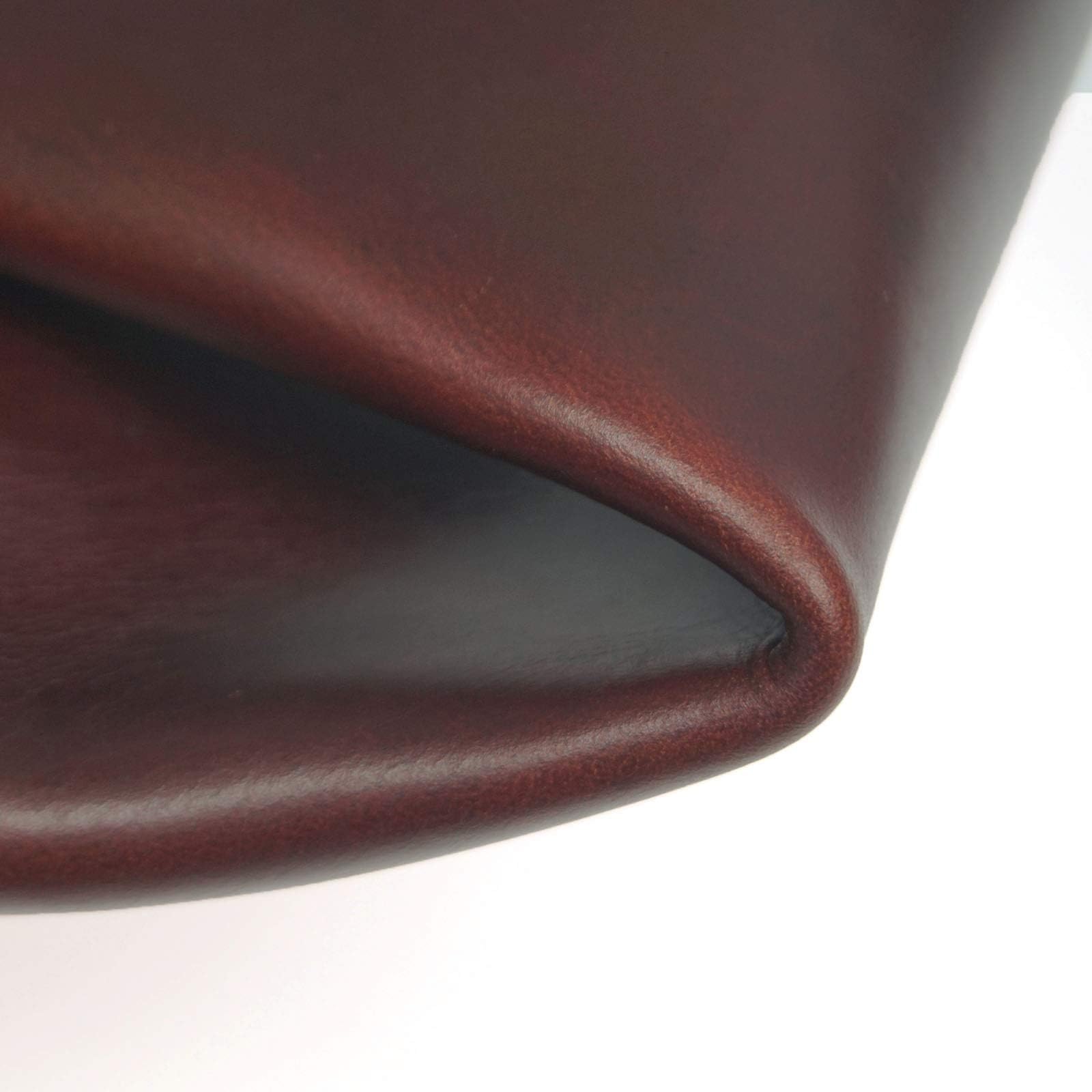 Tooling Leather Square 5-6OZ Full Grain Cowhide Leather Crafts Tooling Sewing Hobby Workshop Crafting 2.0mm (Wine, 12" X 6")