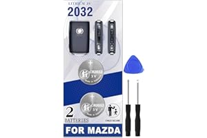 PINOCHI Key Fob Battery Replacement for Mazda (2019-2025) 3 6 CX-30 CX-50 CX-90 CX-5 CX-9 MX-30 MX-5 Miata RF Smart Remote ((2 Pack)