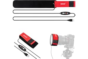NEEWER 23.6"/600mm USB Lens Heater Warmer with 3 Temperature Settings, Dew Heater Strip Prevents Dew Fog Condensation for DSL
