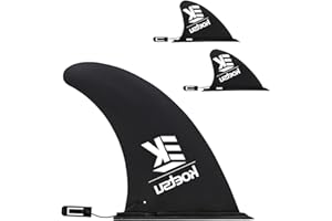 Set of 3 Paddleboard Fin Replacement,Inflatable Paddle Board Accessories,Stand Up Paddleboard Tail Rudder for Water Sports,Su