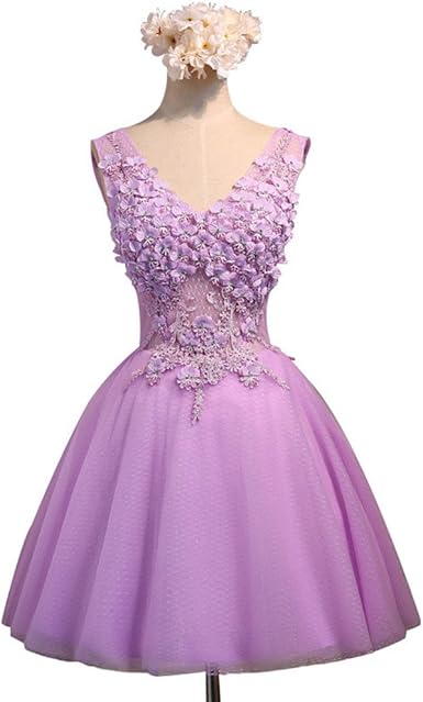 purple cocktail dresses amazon