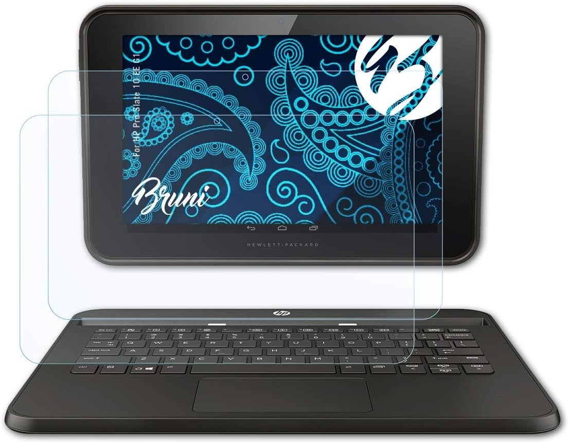 Bruni Screen Protector Compatible with HP Pro Slate 10 EE G1 Protector Film, Crystal Clear Protective Film (2X)