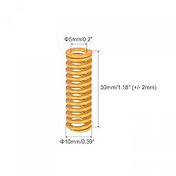 uxcell 3D Printer Die Spring, 10mm OD 30mm Long
