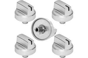 SACUMEA WB03X29354 for GE Cooktop Knobs Replacements,Fits Models PGP7036SL1SS PGP7030SL1SS PGP9036SL2SS PGP9030SL1SS,Replaces Profile Stove Knobs PS12296156 PD00042150 4585908 EAP12296156 AP6327766 (5 PCS)