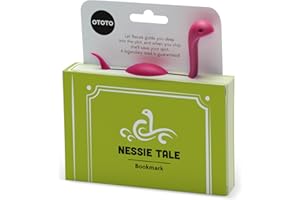 OTOTO Nessie Tale Book Mark - Purple Pagekeeper Bookmark - Unique Gifts for Readers, Women & Men, Book Markers - Pretty Bookmarks Lightweight Plastic Manga Bookmark for Girls, Boys, Kids