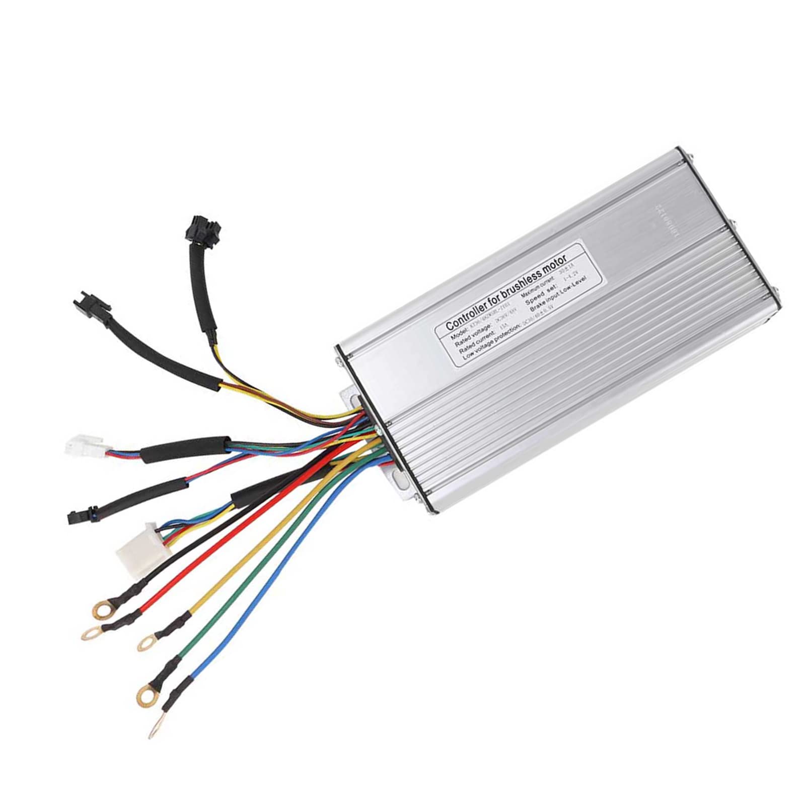 EVGATSAUTO Motor Speed Controller, 48 Volt 1000 Watt Motor Controller, Ebike Controller 48V 1500W Three Speed, Brushless Motor Controller Electric Accessory for Mountain Bicycle 36V/48V 1000W/1500W