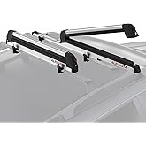 Alpinista Ski & Snowboard Rack for Car Roof with Sliding Extension, Snowboard Roof Rack Fits 5 Ski Pairs or 4 Snowboards, Aluminum, Universal for Square/Rectangular/Aero Bars