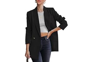 luvamia Blazer Jackets for Women Work Casual Office Long Sleeve Fashion Dressy Business Outfits