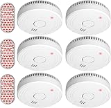 ELRO FS1805M 6-Piece Smoke Alarm Set Magnetic Mount EN14604 White view 1