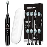 kingheroes Electric Toothbrush Set, Comes with 8