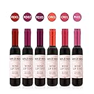 Ochine 6 Colors Wine Waterproof Lipstick Matte Lip Tint Set Lip Gloss Lip Stain 6 pcs