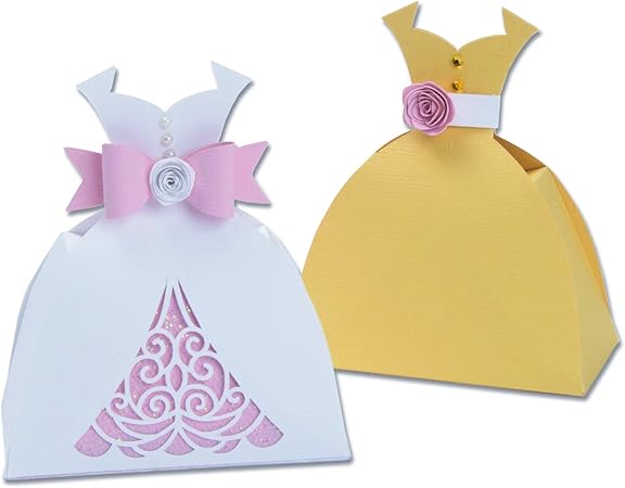Sizzix Thinlits Troqueles 7PK Caja Vestido: Amazon.es: Hogar