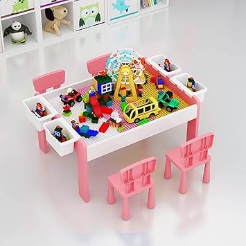 large wooden activity table