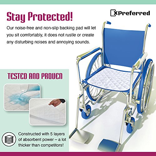 4 Pack Waterproof Bed Pads Mattress and Chair Protective Covers Non
