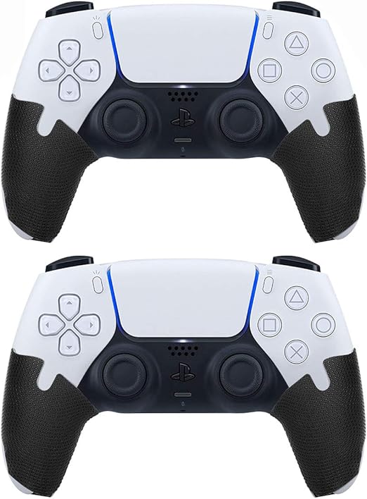 Amazon Co Jp 最新版 Ps5 コントローラーグリップカバー 2セット4点 コントローラースキンシール 滑り止め 手汗防止 簡単装着 専用設計 超薄1mm プレイステーション5 対応 ゲーム