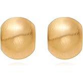 LIGHT RAIN Clip-On Earrings, All-Day Wear Gold & Silver Plated Stud, Hoop, Dangle Design Jewelry for Non-Pierced Ears