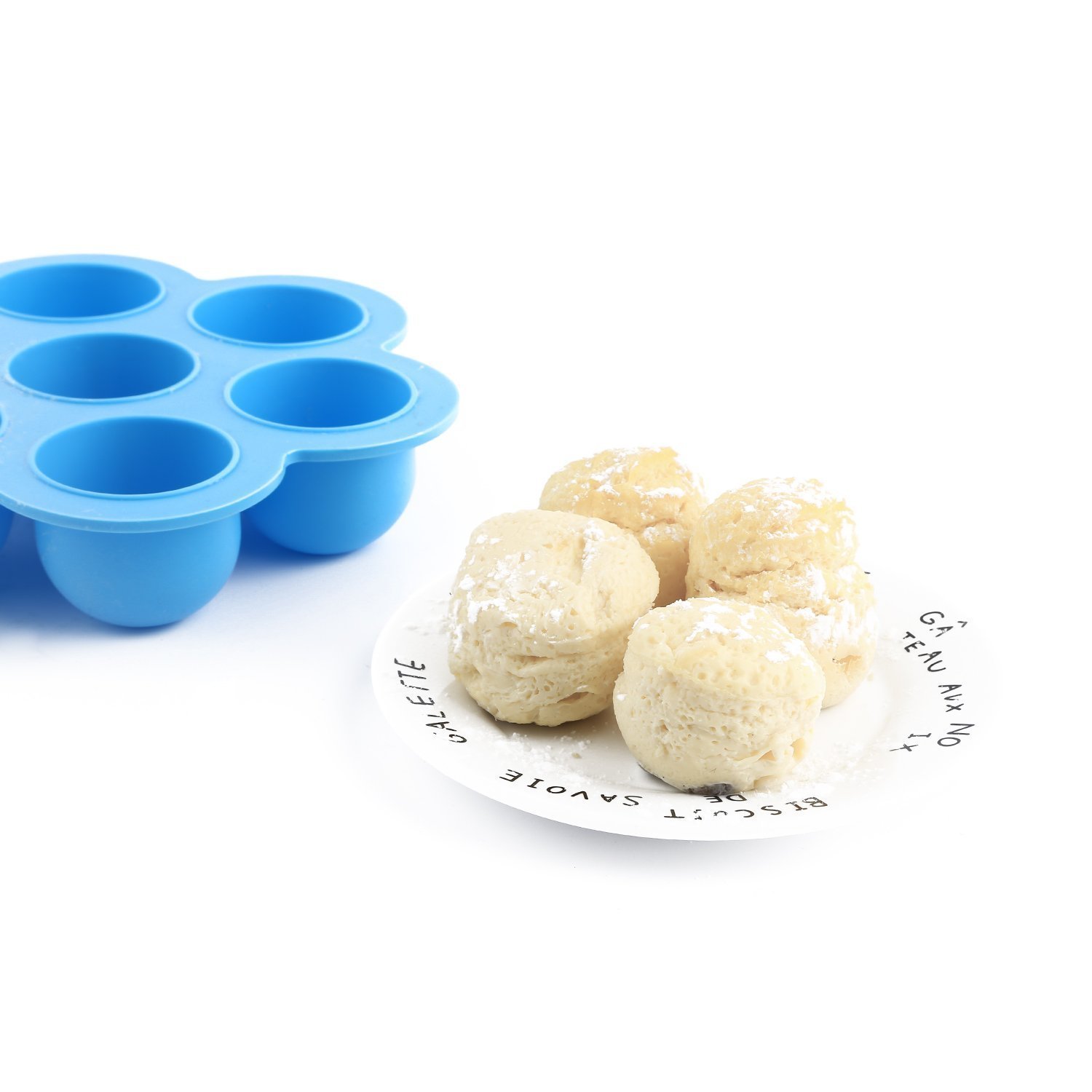 MEIWU Silicone Egg Bites Molds for Instant Pot Accessories - Fits Instant Pot 5,6,8 qt Pressure Cooker, Reusable Storage Container and Freezer Tray with Lid