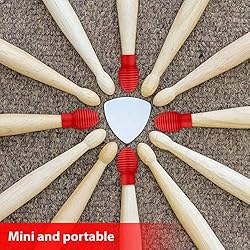 4 Pieces Drum Mute Drum Dampener Silicone Drumstick