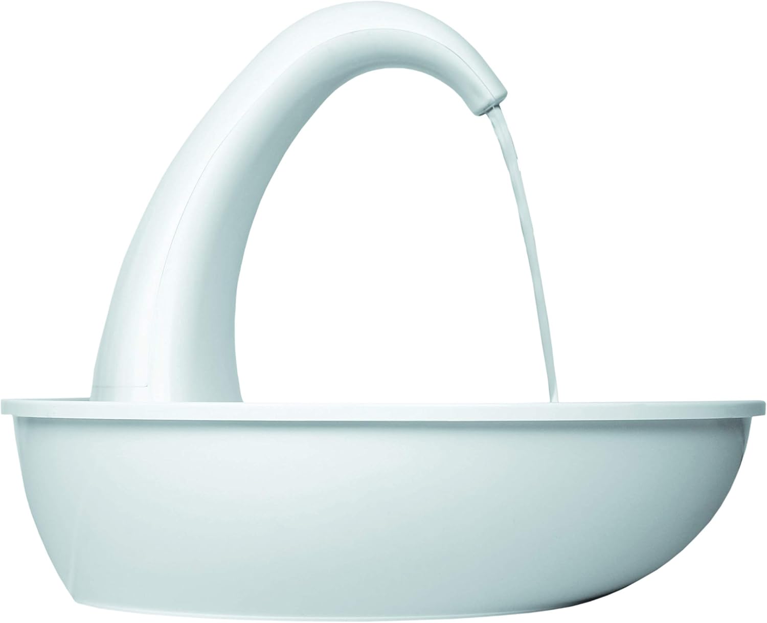 Pioneer Pet Swan Pet Drinking Fountain: 80oz Water Capacity (White Plastic) : Pet Supplies
