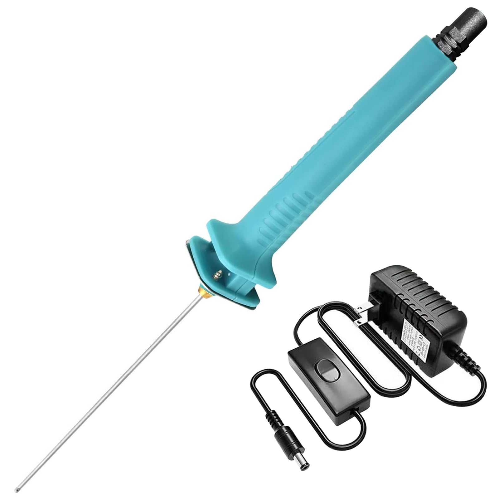 Photo 1 of Foam Cutter Electric Hot Wire Foam Cutter Kit Foam Cutting Pen Set 30W 15cm Styrofoam Cutting Pen With Power Adaptor Electric Cutting Machine Pen Tools Kit For Art Making Foam Carving