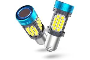 evntyps CANBUS 1157 LED Bulbs for Reverse Lights,6000K 4600LM Super Bright 2057 2357 LED Bulb Built-in Resistor Error Free,7528 Back Up Lights Parking Light DRL Bulb(2pcs)