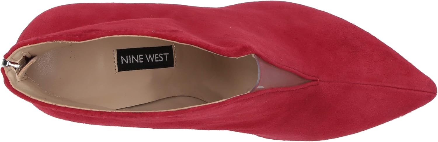 nine west red booties