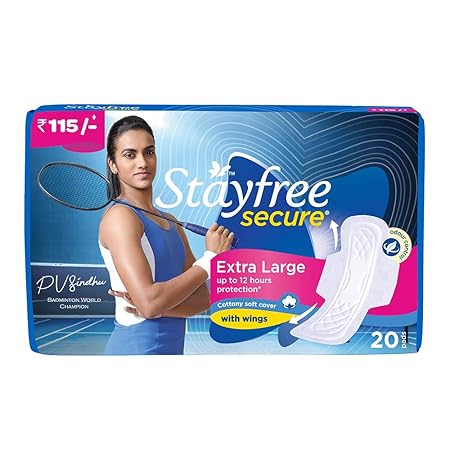 Stayfree Secure Extra Large Cottony 