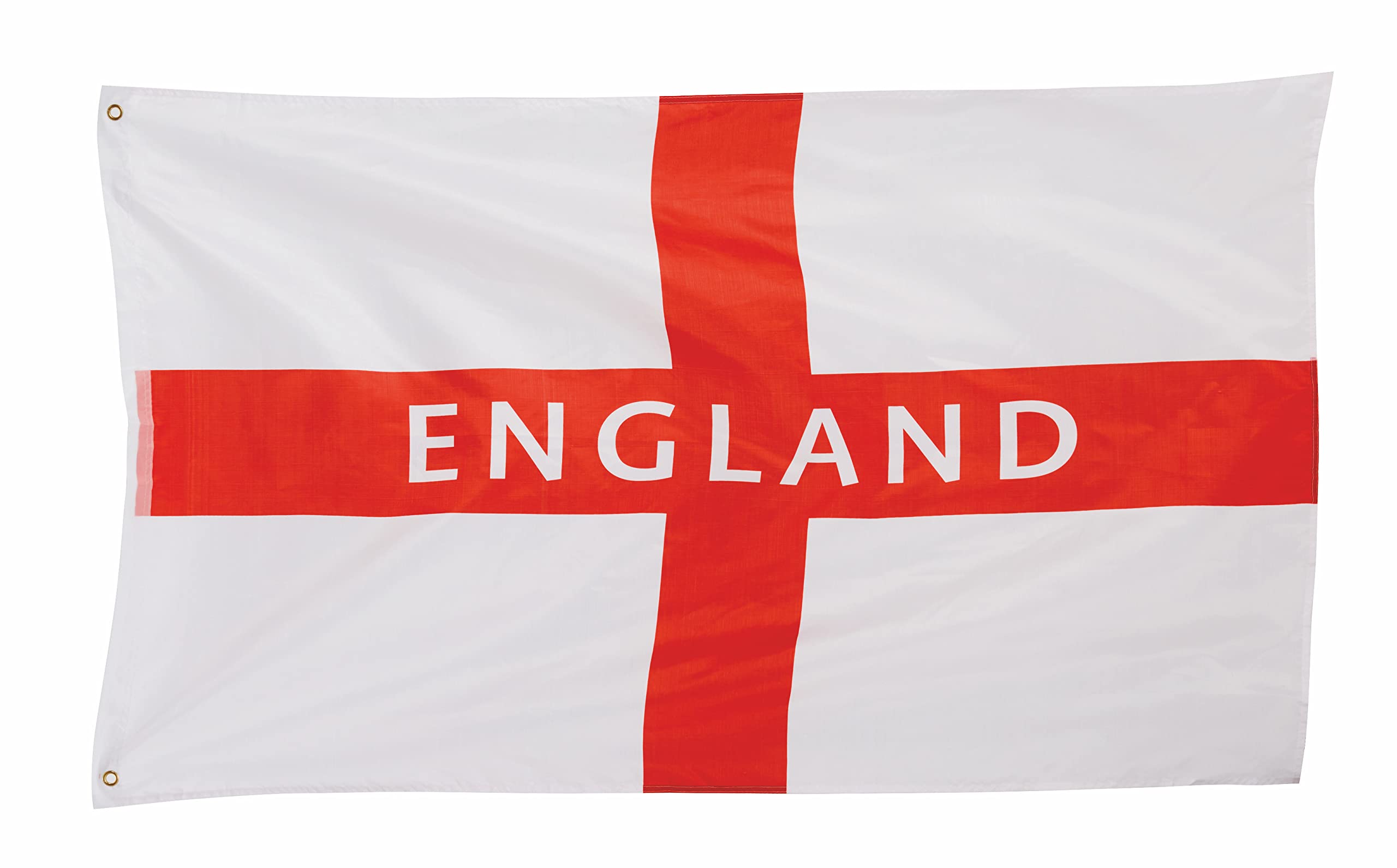 Costume & Party Store England Flag 5ft x 3ft with Eyelets Euros World Cup Supporters St Georges Day