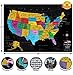 US Map w/ Scratch Off Ink by VespucciWorld (24x17