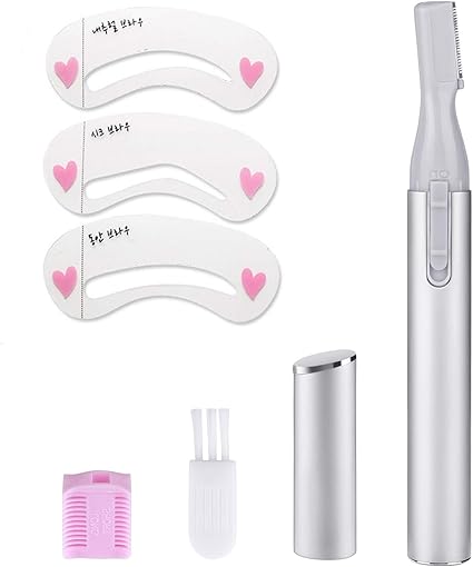 Amazon 3色選択 電動シェーバー 眉毛 レディース 眉毛シェーバー メンズ 眉毛剃り 顔用 脇 腕 足 ビキニライン 美容 小物 軽量 細長くて携帯に便利 1500スピードのモーターで省力化 低エネルギー 単4形乾電池使用 シルバー Pokku フェイス 眉シェーバー 通販