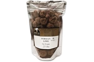 CHEF CHERIE Dried Persian Limes/Limu Omani - in a plastic Bag (4oz)