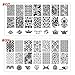 Stamping Nail Art, Gosear 10 PCS Nail Stamping Image Plates Manicure Designs Polish Art Stamping Plate Nail Art Stamp Plate