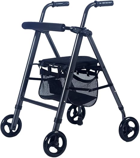 Amazon Co Jp 高齢者用折りたたみ式デザイン軽量の無料キャリーバッグ高齢者 高齢者 ハンディキャップ 身障者用の高さ調整可能なポータブル医療用歩行器は最大180kg 400ポンドをサポート ドラッグストア