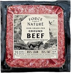 Force of Nature Meats Regenerative Ground Beef, 16 OZ