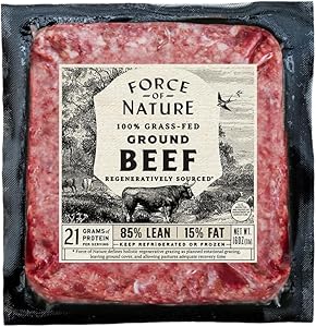 Force of Nature Meats Regenerative Ground Beef, 16 OZ