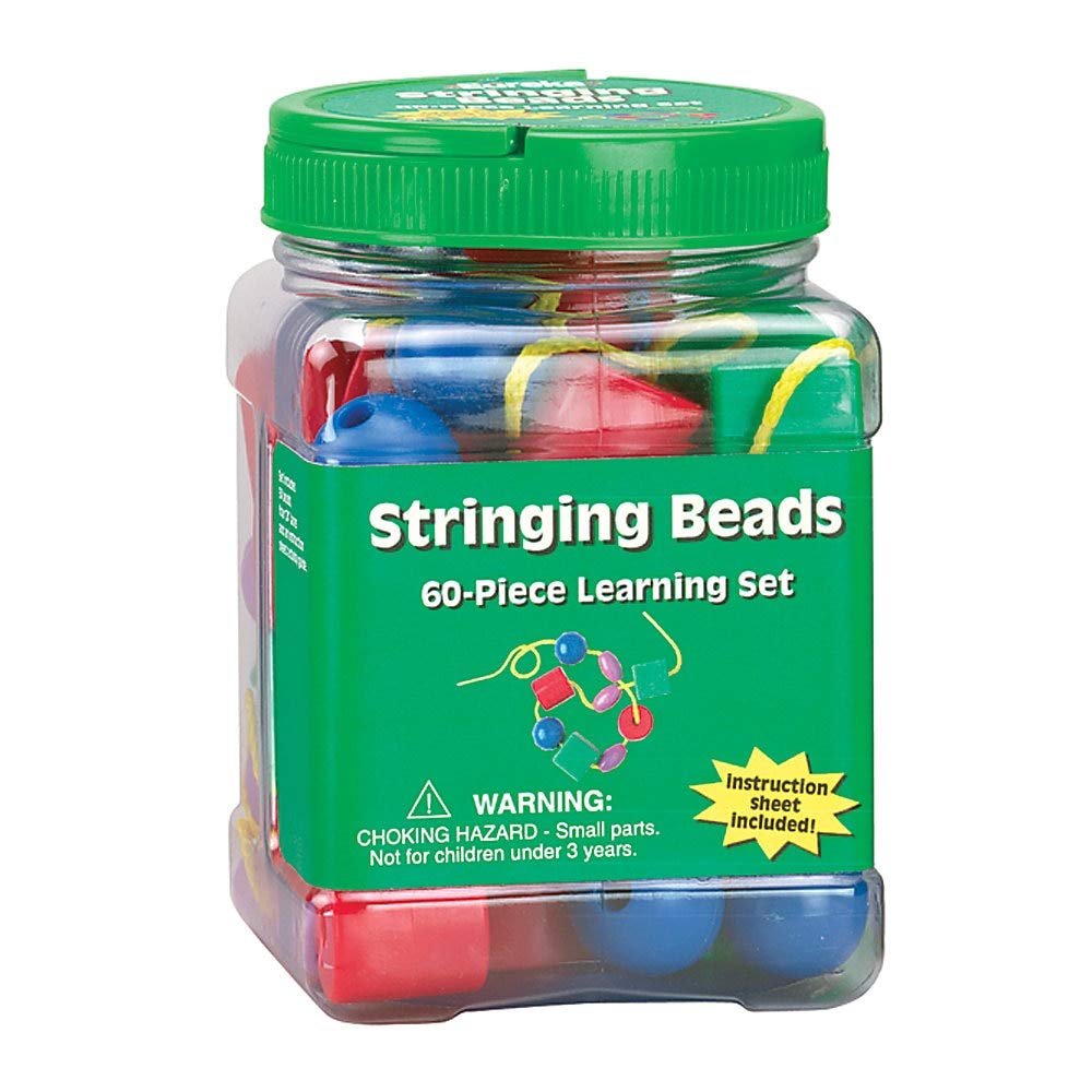 Eureka Learning Tool Tubs, Stringing Beads, Pack of 6