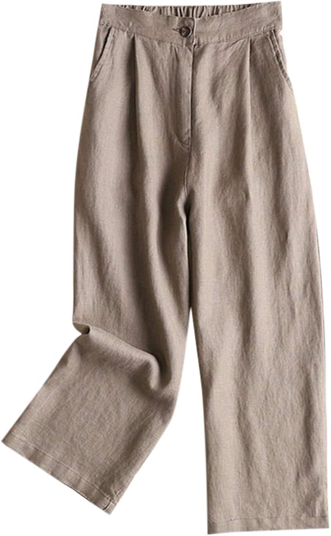 loose cropped trousers